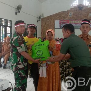 Peringati HUT Kemerdekaan RI Ke 78, Kodim Rembang Gelar Bakti Sosial