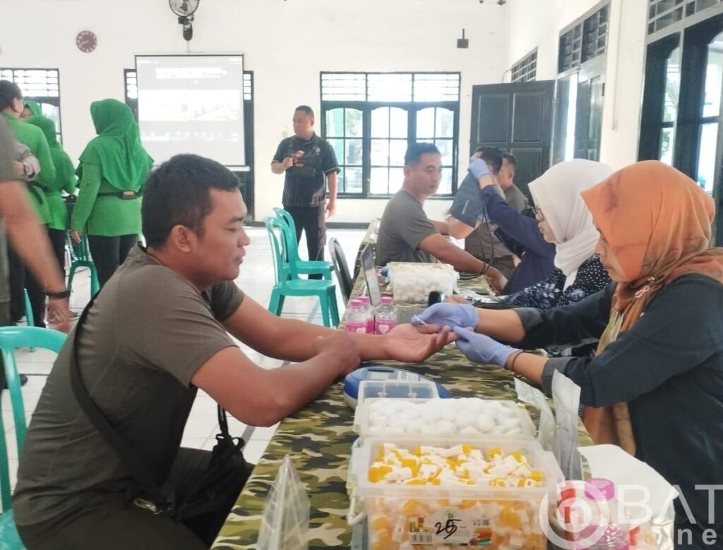 Sambut HUT RI Ke-78, Kodim 0720/Rembang Adakan Kegiatan Donor Darah
