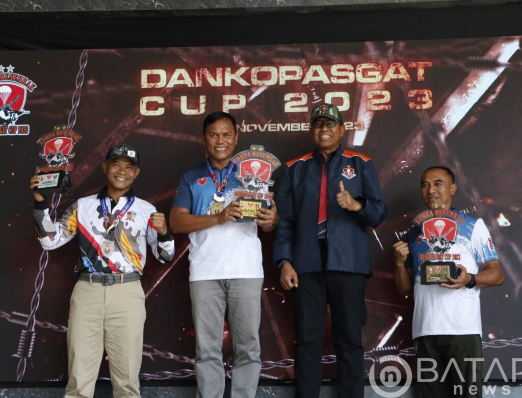 Wadan Koharmatau Juara 1 Lomba Menembak Eksekutif Pati Dankopasgat Cup 2023