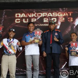 Wadan Koharmatau Juara 1 Lomba Menembak Eksekutif Pati Dankopasgat Cup 2023
