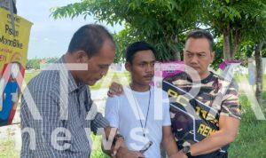 Gambar pelaku saat tertangkap tangan