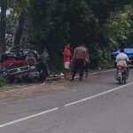 Mobil L 300 Terlibat Kecelakaan Tunggal Di Parengan Tuban, 3 Orang Dilarikan Ke RS