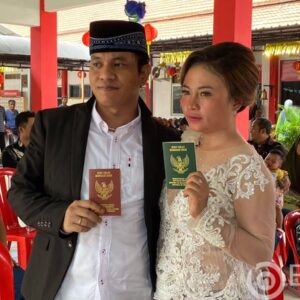 WBP Lapas Semarang Tersenyum Lega Usai Tunaikan Ikrar akad nikah Janji Suci