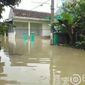 Banjir Landa Kalisari Bojonegoro, Warga Satu Perdukuhan Lumpuh Tak Dapat Beraktifitas
