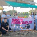 Seven Up Cafe, New Merdeka Peduli Banjir Salurkan Bantuan 