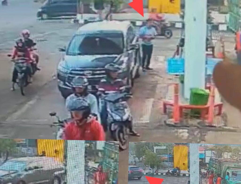 Usai Isi BBM 500 Ribu Tanpa Bayar Pelaku Langsung Kabur Dari SPBU Pelangitan Pati