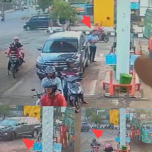 Usai Isi BBM 500 Ribu Tanpa Bayar Pelaku Langsung Kabur Dari SPBU Pelangitan Pati