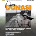 Warga Kadugrejo Bojonegoro Patungan open Donasi Untuk Perbaikan Jalan Bodol Paska Rusak Disapu Banjir