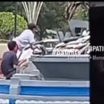 Patung Bandeng Dari Kenalpot Brong Simpang Lima Pati Di Ambil Dua Bocil, Geger Di Sosmed