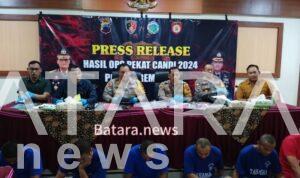 Operasi Pekat Candi 2024, Polres Rembang Ungkap 21 Kasus