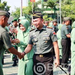 Periode 1 April 2024, 34 Prajurit Kodim Bojonegoro Naik Pangkat