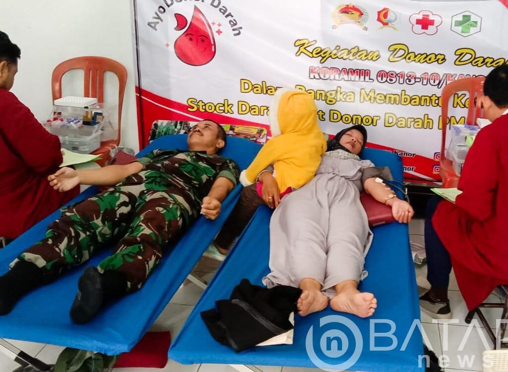 peduli Sesama, Koramil Kanor Bojonegoro gelar Bakti Sosial Donor Darah