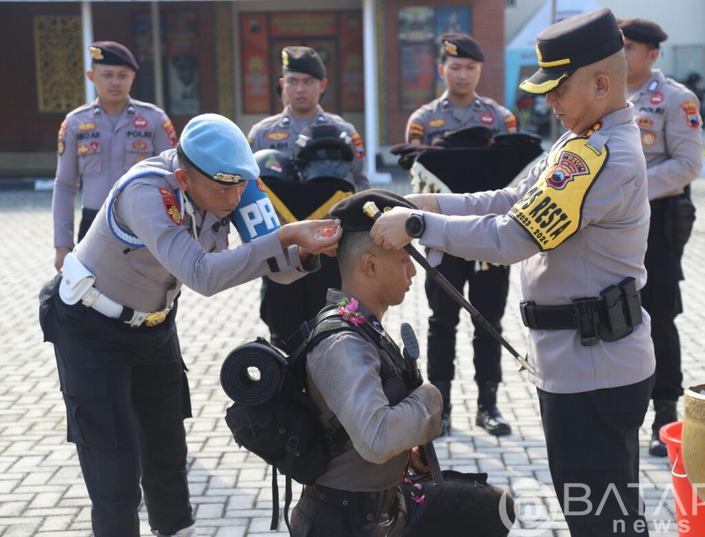 Pembaretan Bintara Remaja Angkatan 50 Bagian Dari Tradisi Polresta Pati