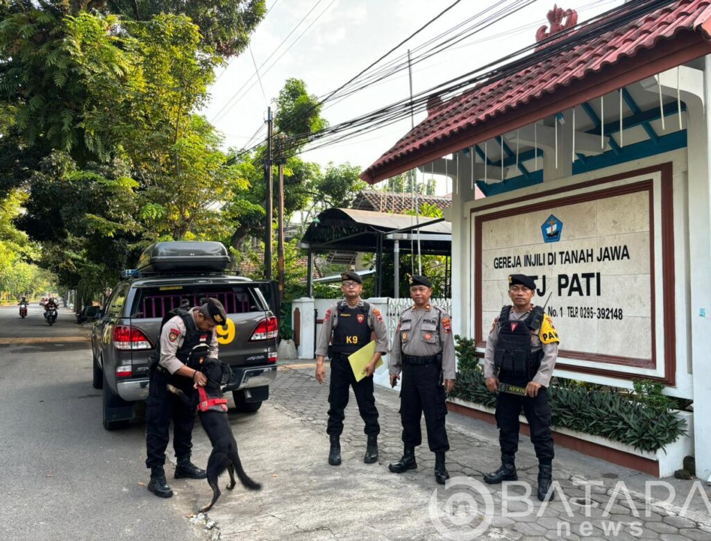 Pastikan Peringatan Kenaikan Yesus Kristus Aman, Polresta Pati Terjunkan 350 Personel Pengamanan