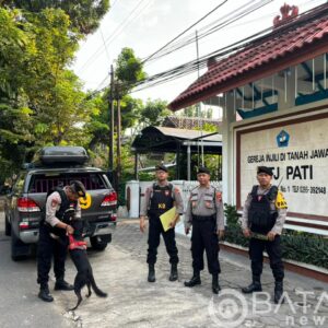 Pastikan Peringatan Kenaikan Yesus Kristus Aman, Polresta Pati Terjunkan 350 Personel Pengamanan