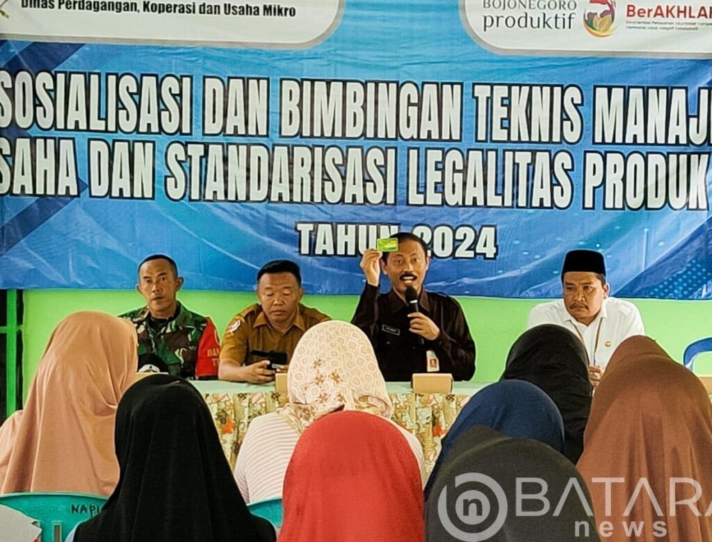 Bersama Disdagkop dan UM, Satgas TMMD 120 Kodim Bojonegoro gelar Bimtek Manajemen Usaha