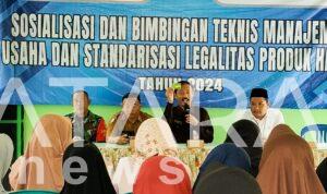 Bersama Disdagkop dan UM, Satgas TMMD 120 Kodim Bojonegoro gelar Bimtek Manajemen Usaha