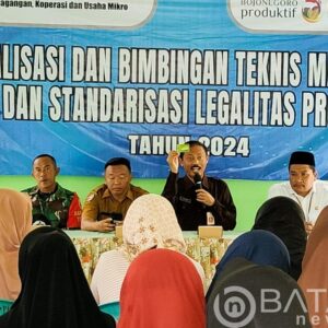 Bersama Disdagkop dan UM, Satgas TMMD 120 Kodim Bojonegoro gelar Bimtek Manajemen Usaha