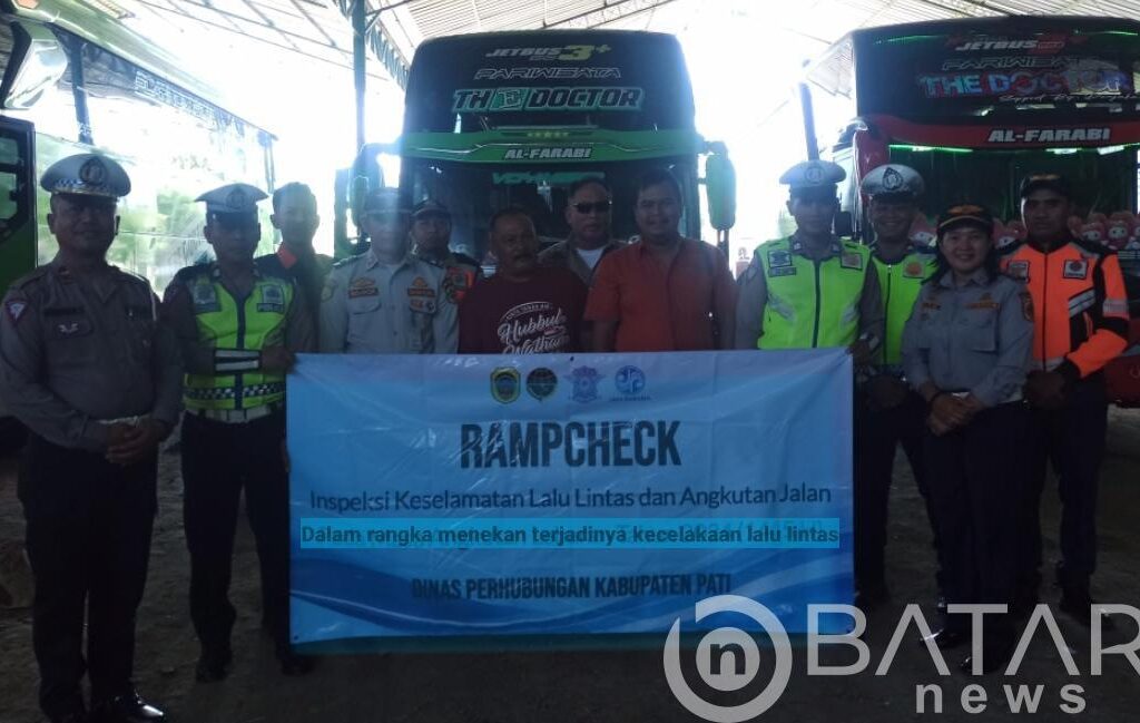 Satlantas Polresta Pati Laksanakan Kegiatan Ramp Check Serentak