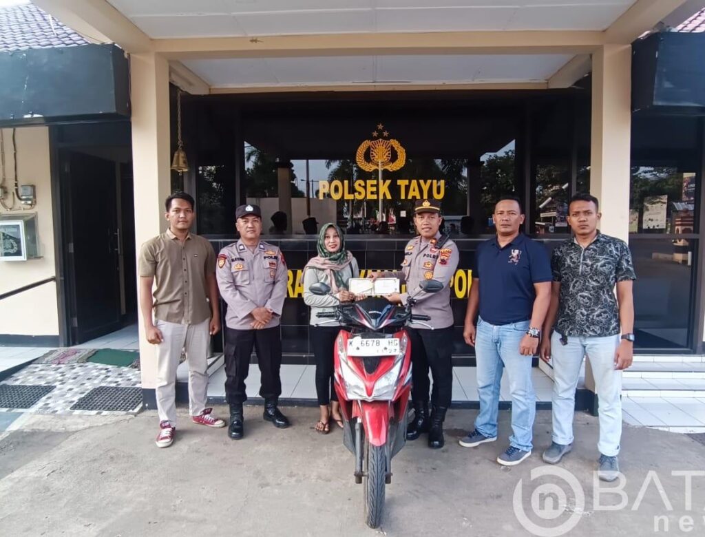 Polisi Kembalikan Motor yang Dicuri di Tayu Pati, Pemilik Langsung Semringah