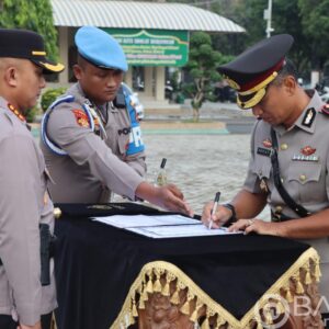 Kapolresta Pati Pimpin Sertijab Kasat Resnarkoba dan Kapolsek Winong