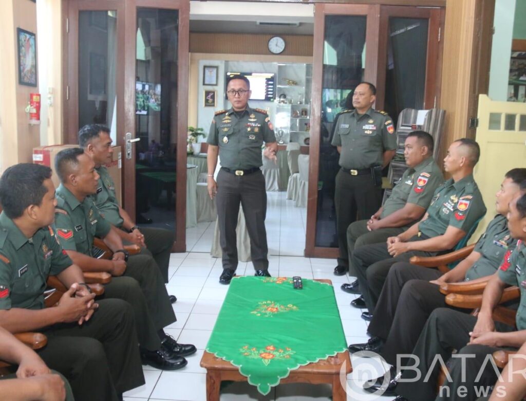 Dandim Pati Memberikan Motivasi Kepada Prajurit Yang Akan Mengikuti Seleksi Diktukbasus TNI AD 