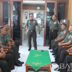 Dandim Pati Memberikan Motivasi Kepada Prajurit Yang Akan Mengikuti Seleksi Diktukbasus TNI AD 