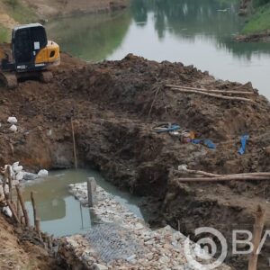 Waduh!! Proyek Siluman Bronjong Kalikening Abaikan PIP dan K3,Begini Tanggapan Dinas PUPR Tuban