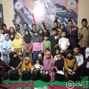 Tebar Suka cita Pembukaan Kantor Baru, LSM GMBI Wilter Jatim Santuni Anak Yatim dan Dhuafa