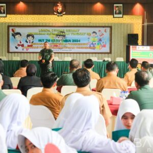 Dandim Bojonegoro Buka Lomba Cerdas Cermat Wawasan Kebangsaan Peringatan HUT TNI ke-79