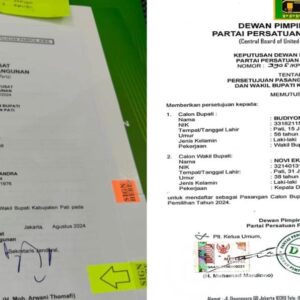 Dugaan Rekom PPP Abal-abal Sudewo-Chandra, Terjawab Faktanya Turun Ke Budiyono-Novi