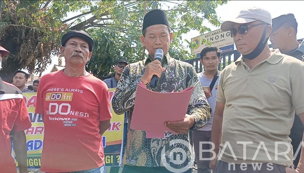 500 Warga Saat Ijin Demo Yang Hadir Hanya Beberapa Saja, Tuntut Kades Winong Mundur