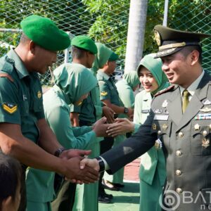 Peridoe 1 Oktober 2024, 123 Prajurit Kodim Bojonegoro Naik Pangkat