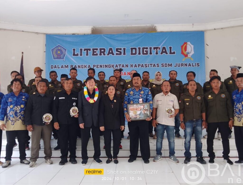 Literasi Digital Dalam Rangka Peningkatan Kapasitas SDM Jurnalis, Dan Pelantikan Pengurus DPC PJI Kabupaten Bojonegoro 