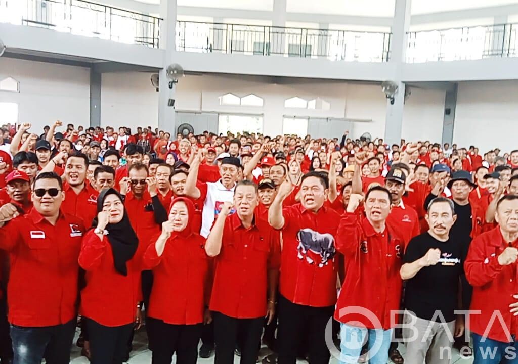 Gedung Haji Margorejo Memerah, Siap Menangkan Wahyu-Haryono Menjadi Bupati 2024-2029