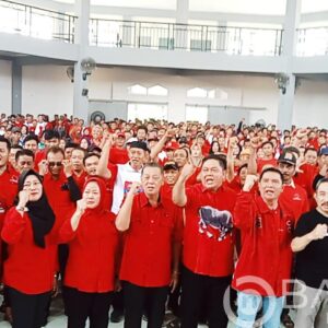 Gedung Haji Margorejo Memerah, Siap Menangkan Wahyu-Haryono Menjadi Bupati 2024-2029