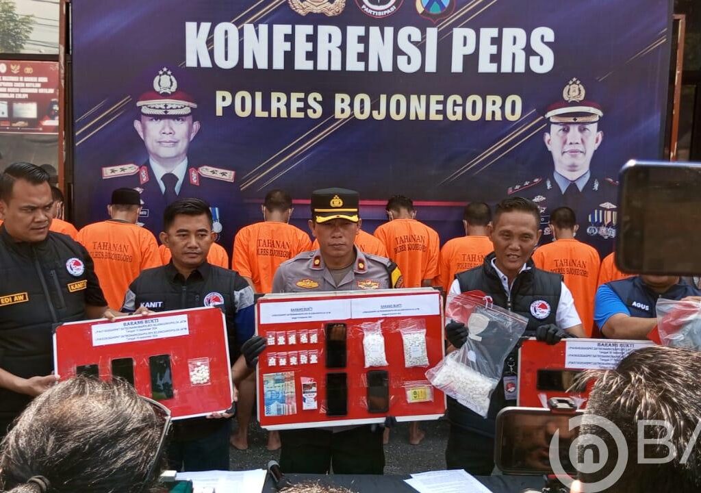 Patuhi Instruksi Kapolri, 13 Pengedar Narkoba Berhasil Di Bekuk Polres Bojonegoro