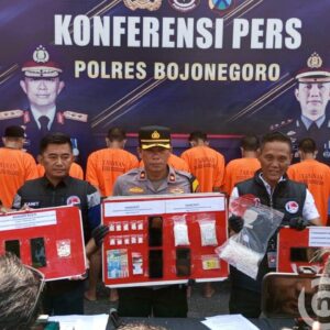 Patuhi Instruksi Kapolri, 13 Pengedar Narkoba Berhasil Di Bekuk Polres Bojonegoro