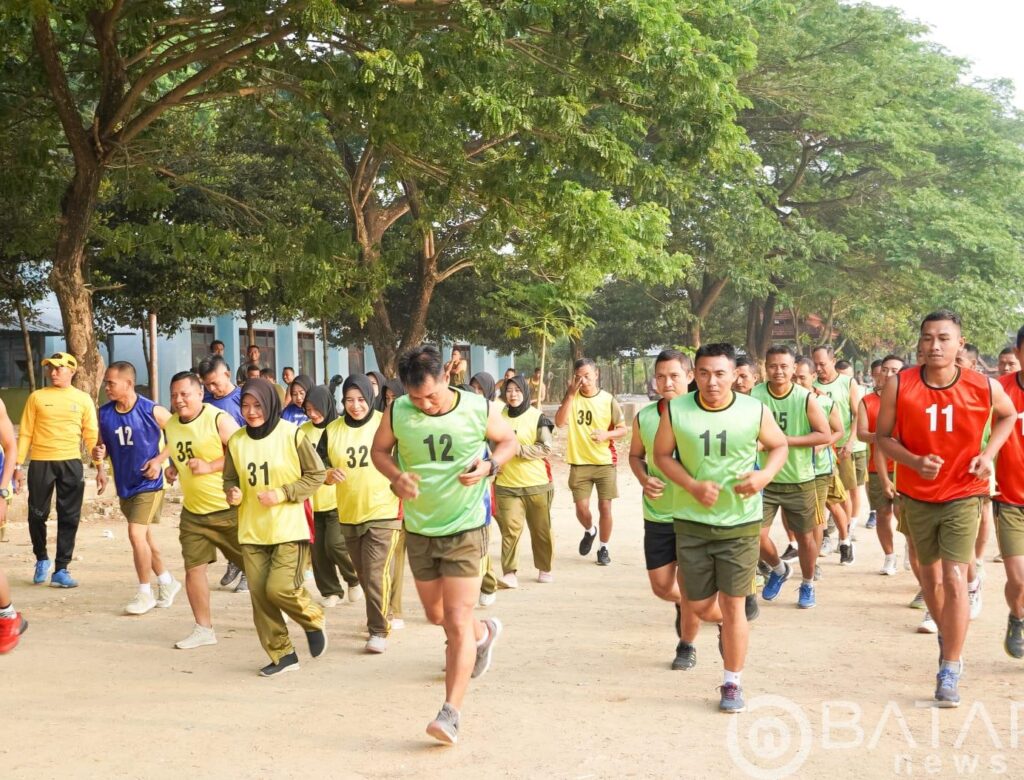 Ukur Kemampuan Fisik Prajurit dan PNS, Kodim Bojonegoro Gelar tes Kesegaran Jasmani