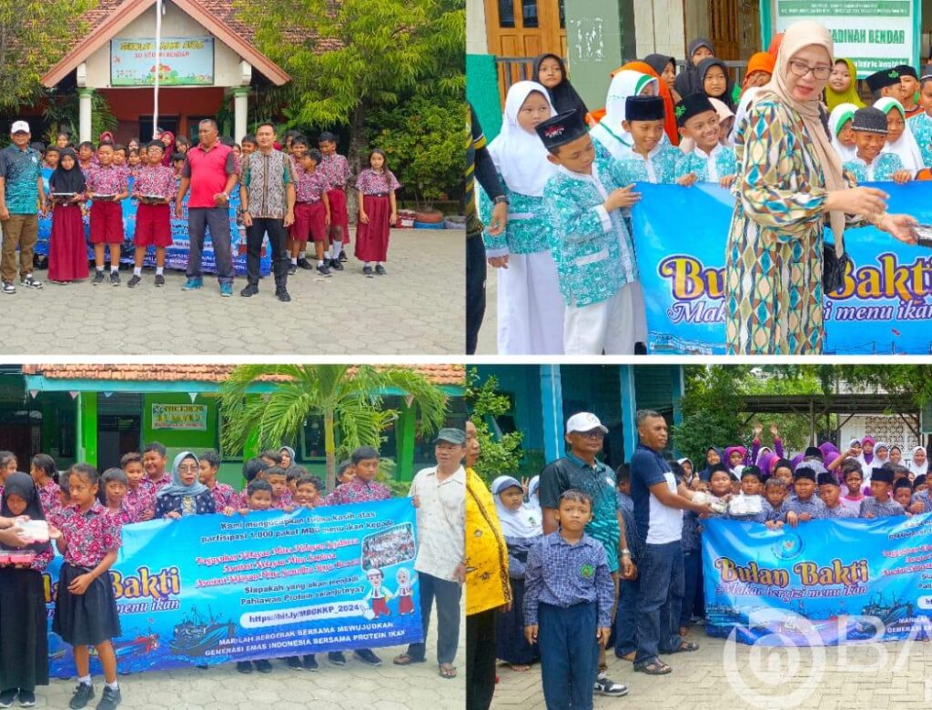 Bulan Bakti Makan Bergizi Menu Ikan, Asosiasi Nelayan Juwana Bagikan 1.000 Paket Makan Siang Gratis