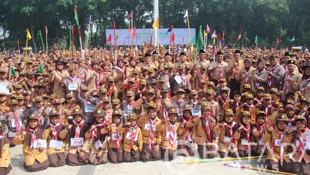 Ribuan Anggota Pramuka Bojonegoro Ikuti Kegiatan Prestasi Siaga Cabang 2024