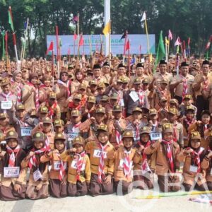 Ribuan Anggota Pramuka Bojonegoro Ikuti Kegiatan Prestasi Siaga Cabang 2024