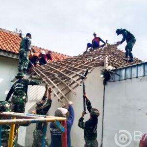 Kodim 0813 Bojonegoro dan PT. Waja Dwi Abadi Bersinergi Renovasi Mushola SDN Siwalan 1