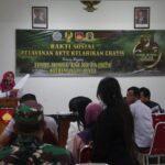 Kodim 0718/Pati Gandeng Disdukcapil Gelar Baksos Pembuatan Akte Kelahiran Gratis