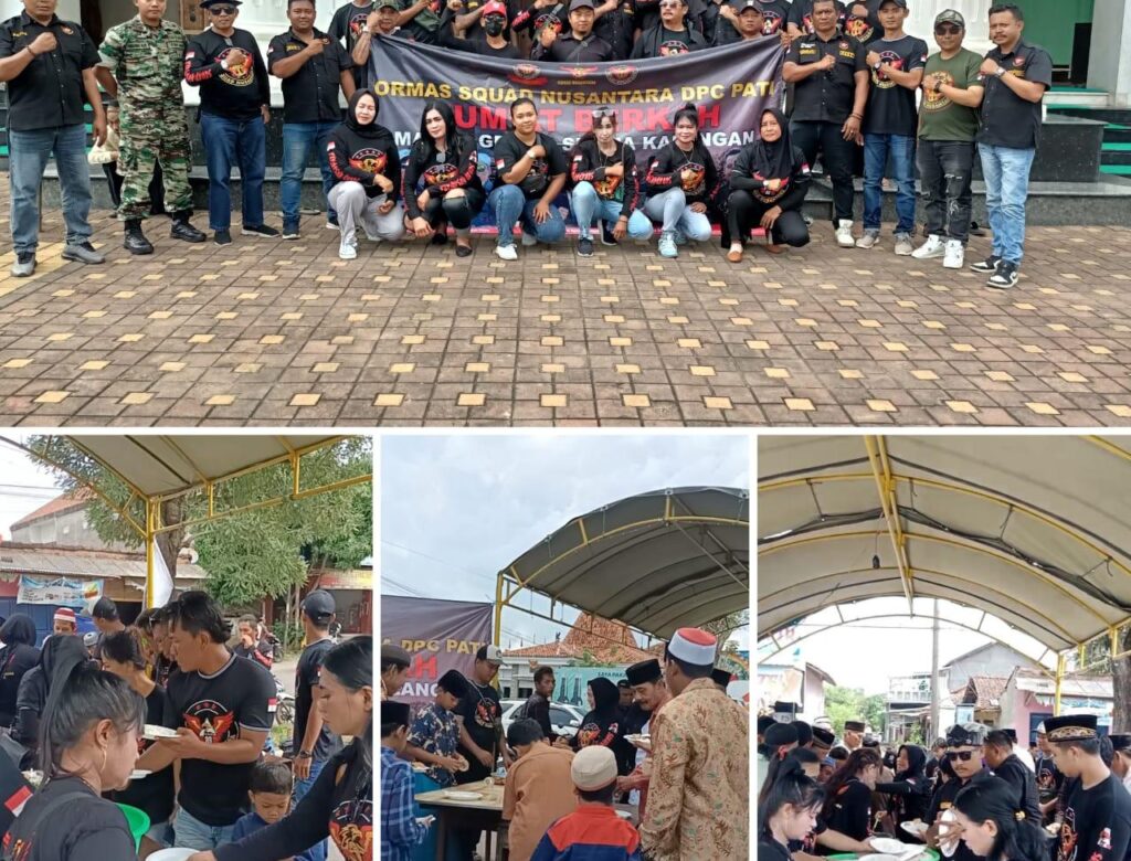 Kegiataan Rutinitas Jum’at Berkah Squad Nusantara Pati Dan PAC Margoyoso