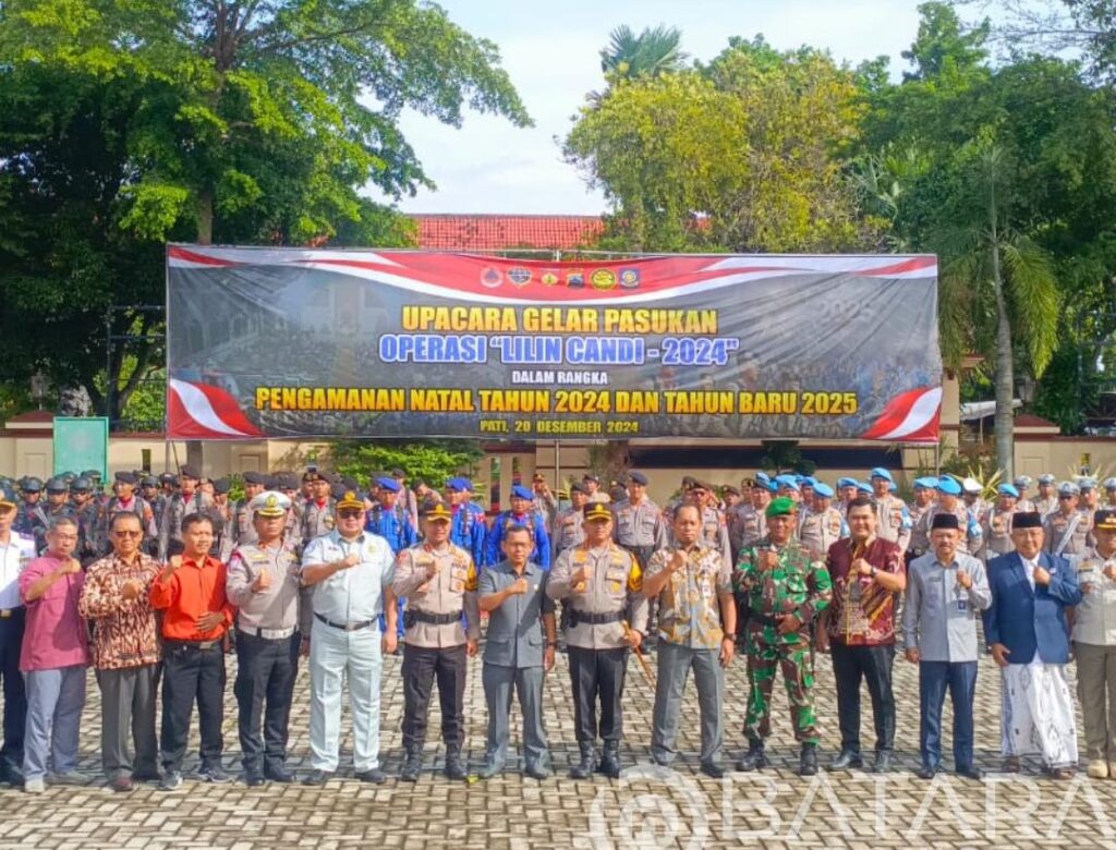 Polresta Pati Gelar Apel Pasukan Operasi Lilin Candi 2024, Jelang Perayaan Nataru