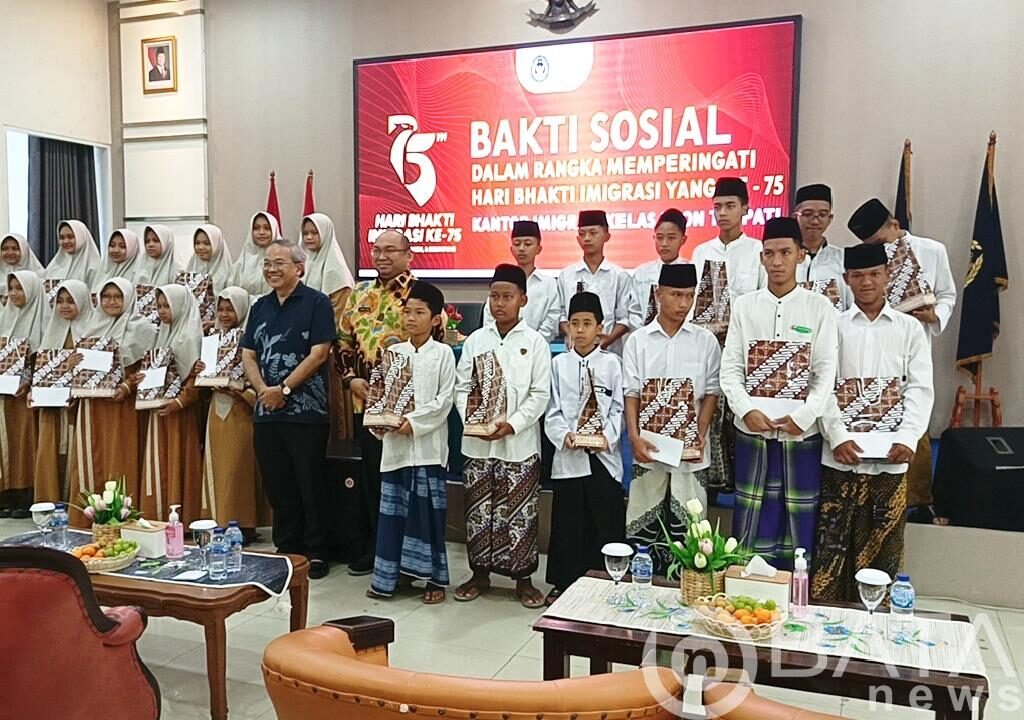 Kantor Imigrasi Pati Gelar Bakti Sosial dan Program Inovatif Peringati Hari Bhakti Imigrasi ke-75