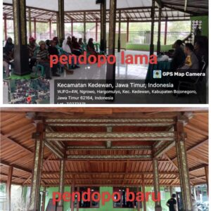 Miris…!!! Telan cuan Rakyat 350 juta proyek pendopo Baldes Hargomulyo gunakan material Bekas