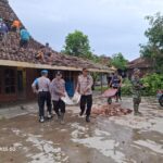 Polsek Gabus Gerak Cepat Bantu Warga Terdampak Korban Bencana Angin Puting Beliung
