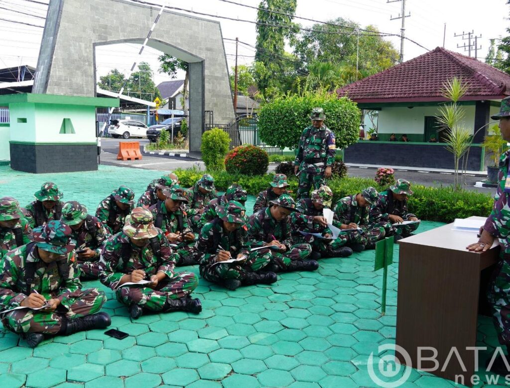 Cek Kemampuan Prajurit, Kodim Bojonegoro gelar UTP Jabatan Teritorial